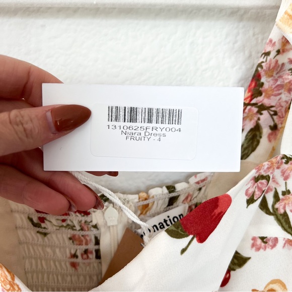 Reformation Niara Mini Dress in Fruity - Picture 13 of 13